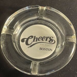 1992 “CHEERS” TV Show Ashtray with original store sticker and copyright date